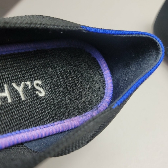 Rothy’s The Point Ballet Slip-on Flats Shoes Black Womens Size 7.5 - Picture 7 of 8
